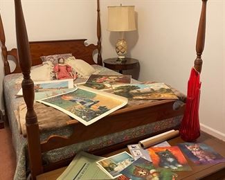 Full size 4 post bed