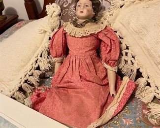 Antique porcelain doll