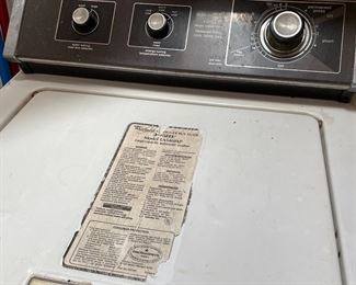 Whirlpool washer