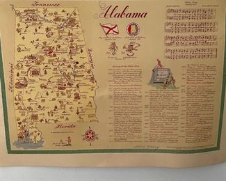 Vintage AL map