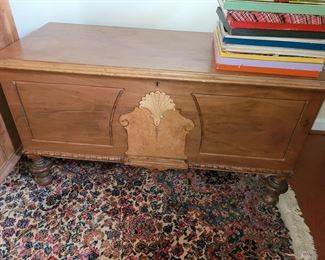 Antique depression era cedar chest