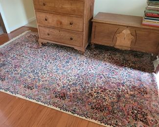 Beautiful Karastan rugs pattern is 759 Kirman in excellent condition (2 8x10, 1 11x14, 1 runner and 2 smaller 5x7)