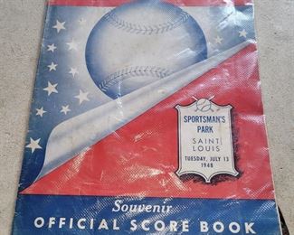 1948 All Star game program
