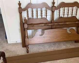 Full Size Bed Frame, Head Board Foot Board