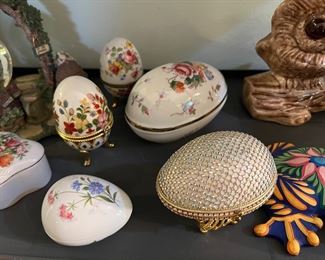 egg collection & trinket boxes
