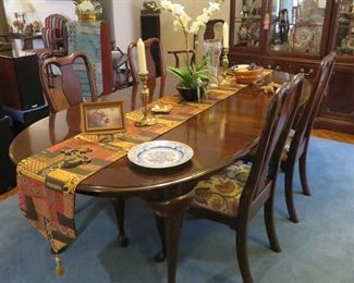 This dining table is in excellent condition with no damage (as with most things in this well cared for home).  