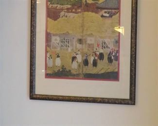 One of several Asian prints being offered 