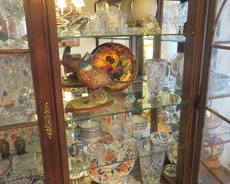 Porcelain and crystal figurines, cut crystal vases and bowls...ITS ALL HERE! 