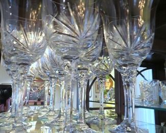 More stunning cut crystal goblets
