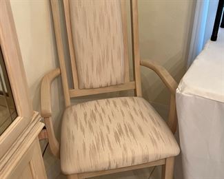 Absolutely no stains, spots, or tears on the chair fabric.