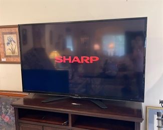 70" Sharp Aquos Smart TV Model LC--70EQ10U, $375. There are a total of 4 big screen TV's available measuring 65" - 70" smart tv’s, $325 - $375