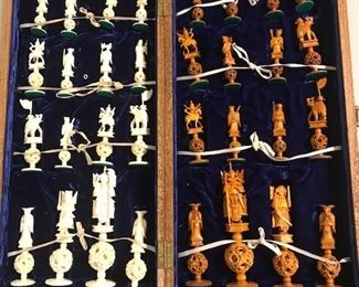 Chess Set, obtained by the family many decades ago, and simply stunning to gaze upon!