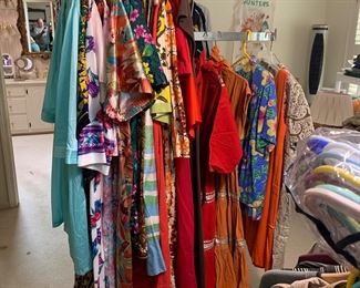 Some of these clothes were described to us as "silk, straight from the worm!"