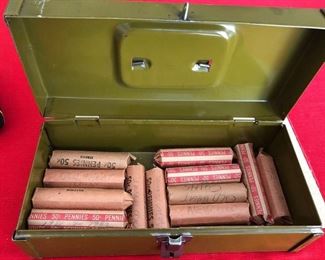 Box Of Wheat Pennies