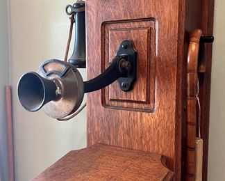 antique telephone