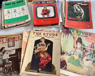 vintage sheet music