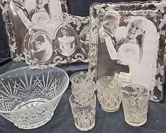 JG Durand Crystal Bowl Mikasa Frames And More
