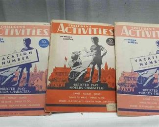 Vintage Childrens Activities Books