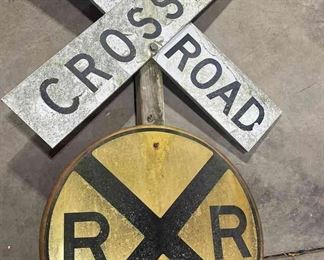 Vintage Railroad Crossing Signs