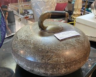 Scottish Marble Antique Curling Stone