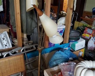 MCM floor lamp (one of the globes needs replacing)
