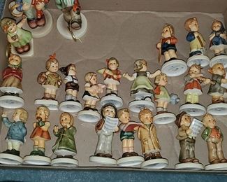 Numerous Hummel/Goebel figurines