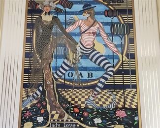 Vtg Orlando framed 100.00