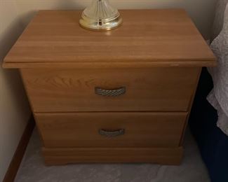 Night stand to match dresser and chest.