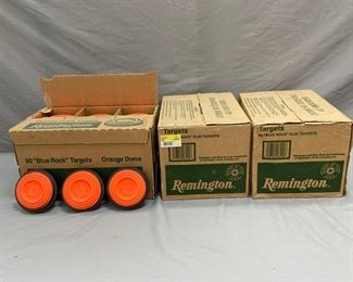 (8) Boxes Of 90 Blue Rock Targets
