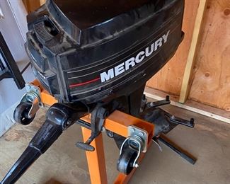 Mercury Thunderbolt 9.9 Engine & Cherry Picker