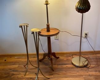 Vintage Lamps & Candle Stands
