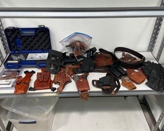  Leather Holsters And Clip Holders