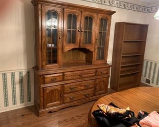 China cabinet with lighting