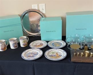 Vintage Tiffany & Co. Beer Mugs and Centennial Set