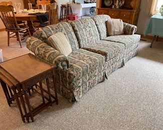 Sofa and Stacking End Tables