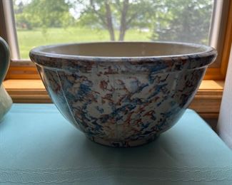 Red Wing Spongeware Bowl 