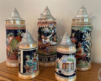 Vintage German Steins