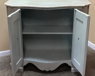 CONTEMPORARY FRENCH STYLE PAINTED CABINE