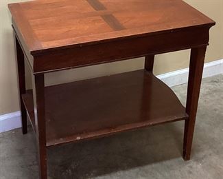 VTG. MERSMAN TWO TIER SIDE TABLE