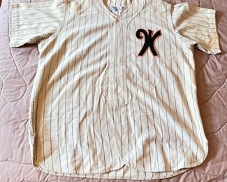 Vintage flannel Liver Brothers baseball uniform shirt
