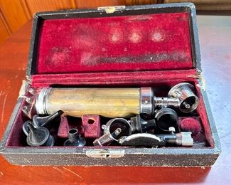 Antique Welch Allyn Otolaryngoscope set