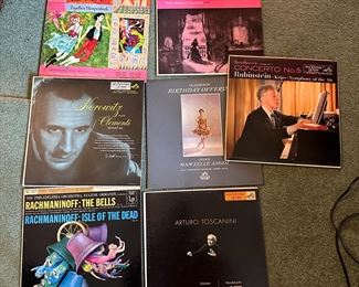Group of records including Hansel and Gretel and Arturo Toscanini