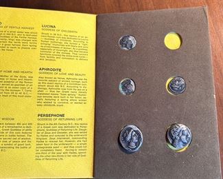 Goddess Series of Ancient Coins replicas (missing one) 