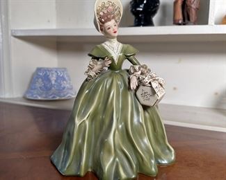 Florence Ceramics semi-porcelain Georgette figurine, nice condition, 10"H