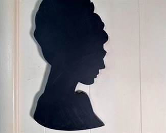 Wooden silhouette 16"H 