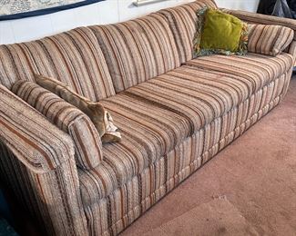 Vintage La-Z-Boy signature II sofa - ready for new upholstery, very soft seats 76"W x 32"D