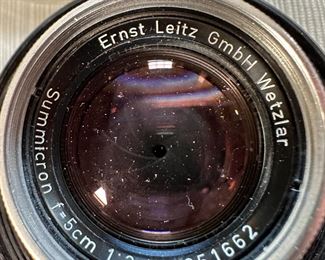 Ernst Leitz GmbH Wetzlar Summicron f=5cm 1:2 lens