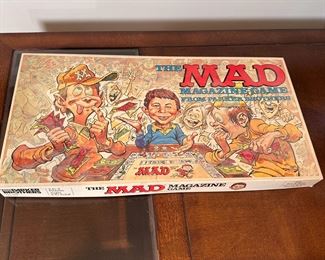 1970s Mad Magazine board game, with most pieces