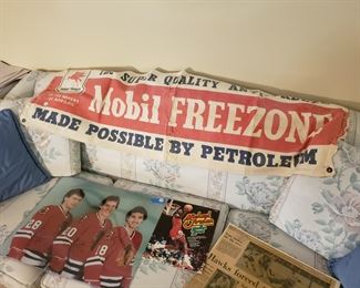 Vintage Mobil petroleum banner