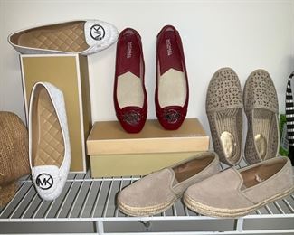 Women's Shoes,  9.5 - 10, many designers ,  Michael Kors FULTON Moccasin, Clarks